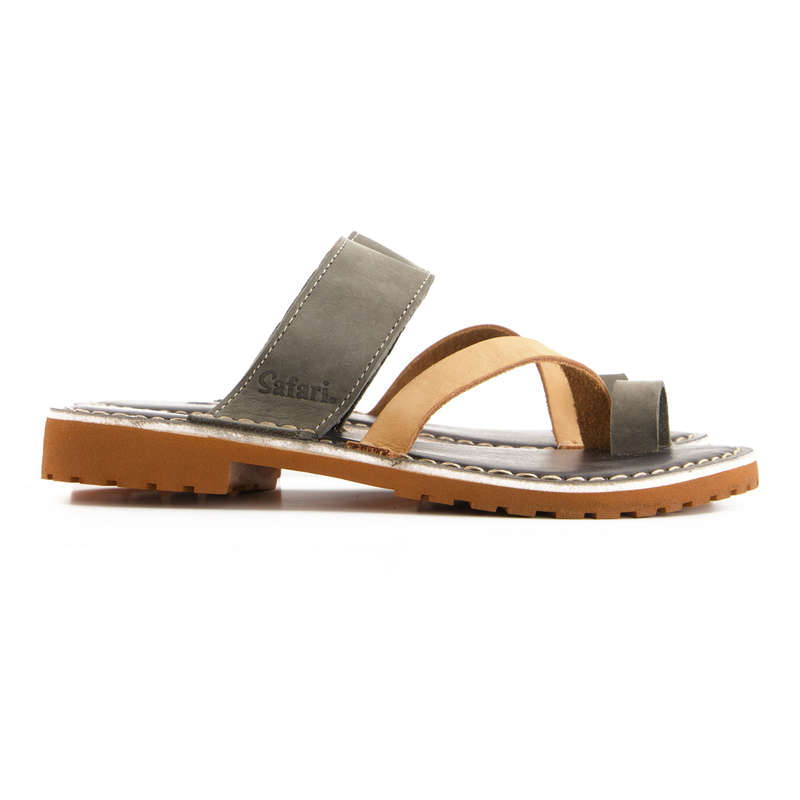 Bata Safari Pursuit Ladies Charcoal/ Tan Size 4
