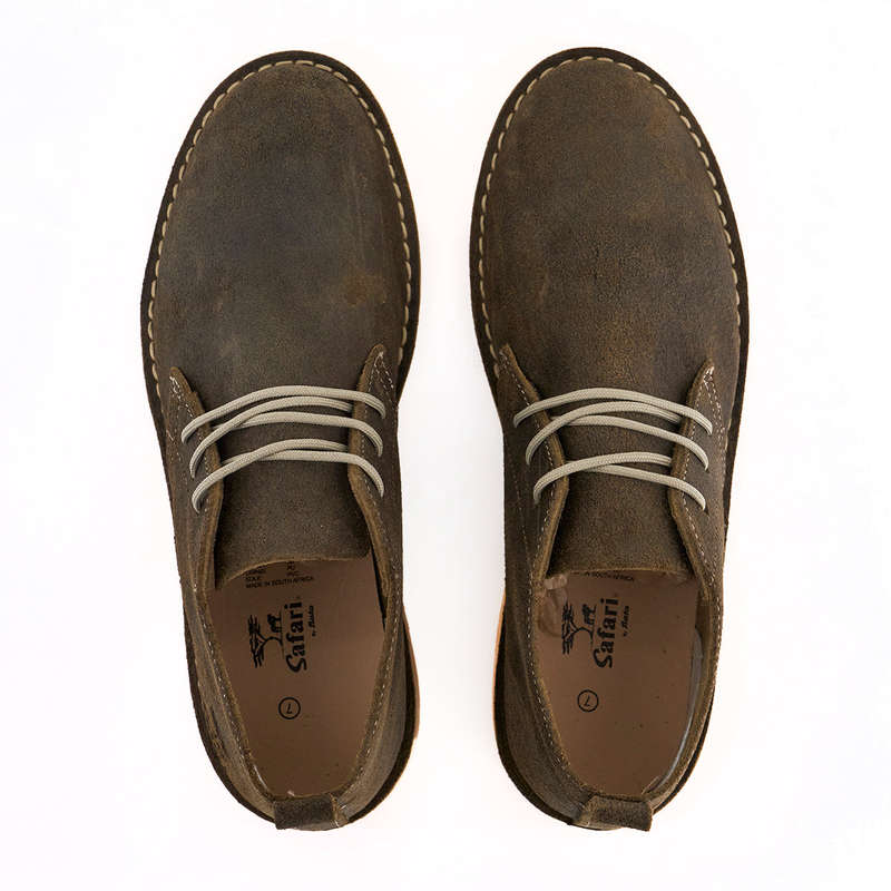 Bata Safari Expedition Waxy Olive Men Size 8