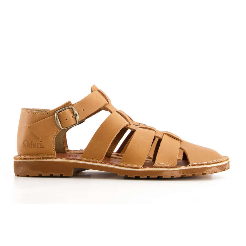 Bata Safari Mens Sandal Close Toe Tan Size 10