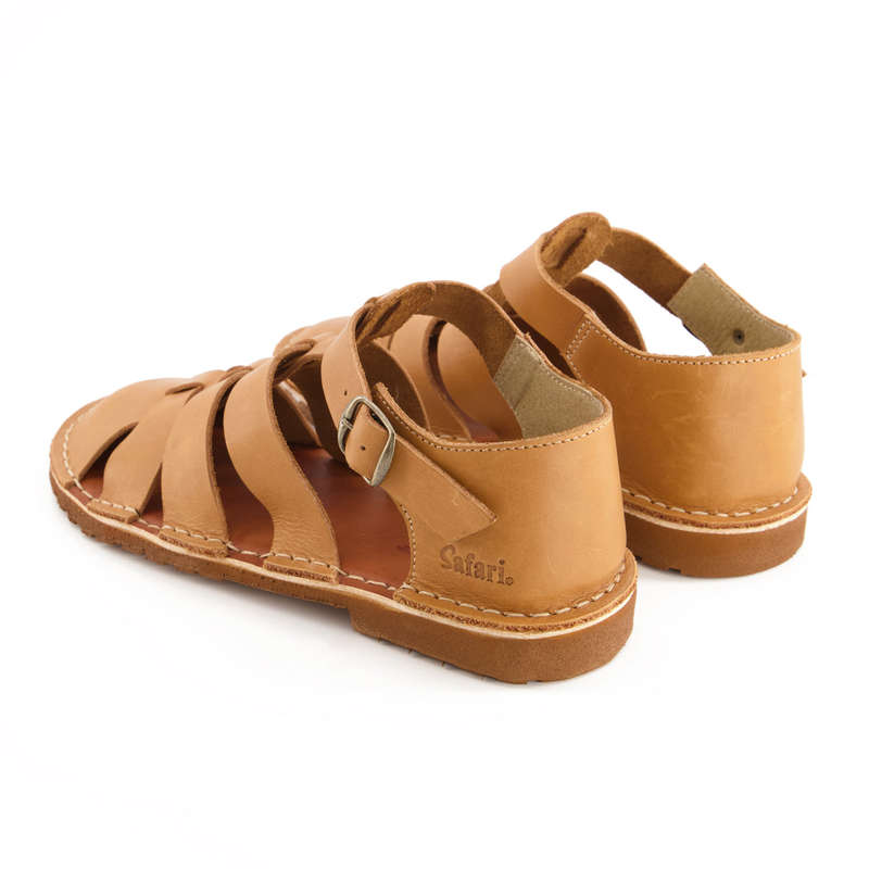 Bata Safari Mens Sandal Close Toe Tan Size 10