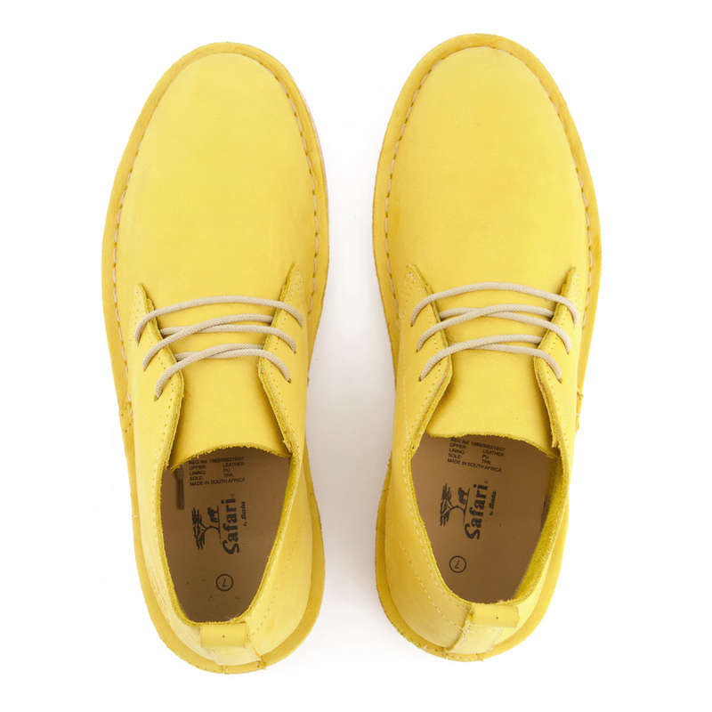 Bata Safari Odyssey Mens Canary Yellow Size 9