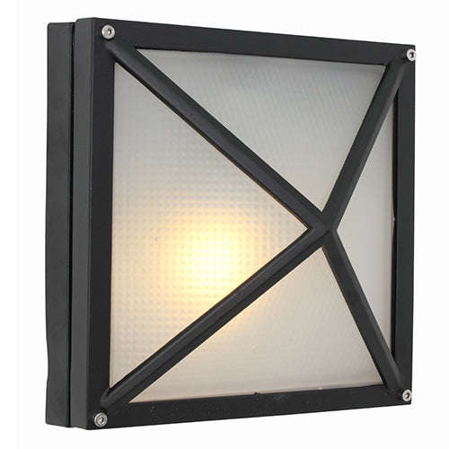 ***Crossbar Small Bulkhead 215mm Black 1x60w