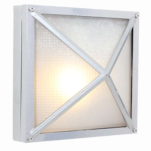 ***Crossbar Small Bulkhead 215mm Silver 1x60w
