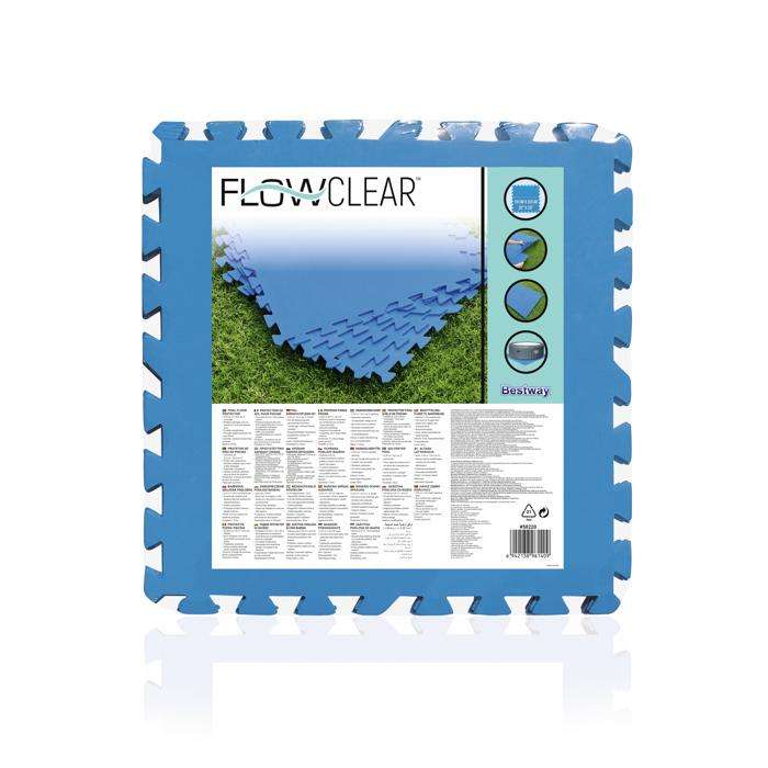 Bestway 50 X 50cm Pool Floor Protector (Set Of 9 Mats)