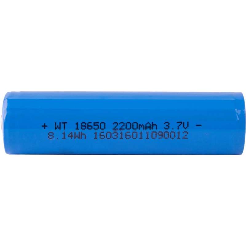 Battery 18650 Lithium 2200 Mah Rechargeable Carded 1 Pc