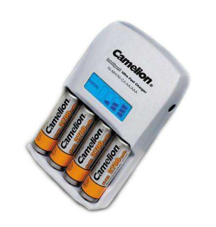 Fast Charger Nic/Ni Mh Aa/Aaa / Uk To 2.1mm Dc Socket Bc 0907