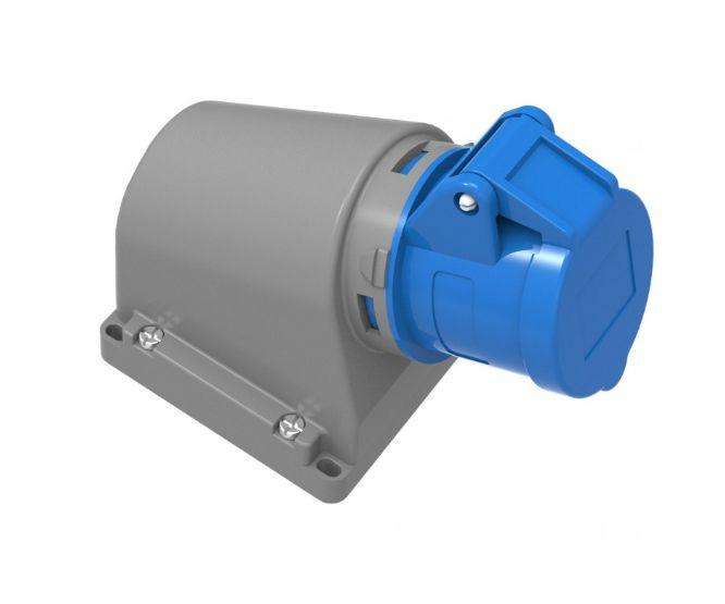 Wall Socket Angled Ip44 16 A 3 P(113) Bc1 1403 2535