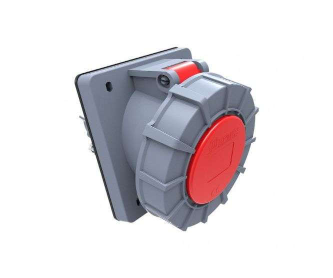 Angled Panel Mount Socket 32 A 5 P Ip67 Bc1 3505 7420