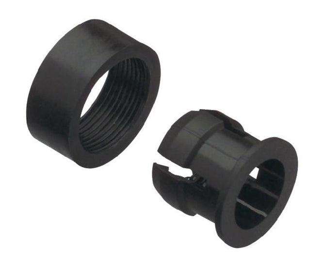 5mm 2 P Led Holder For Metal Panel Incl. Ring La32 B 1/2