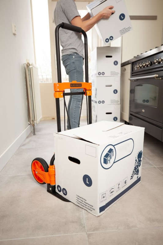 Folding Hand Truck Capacity 90 Kg Steel & Plastic H202
