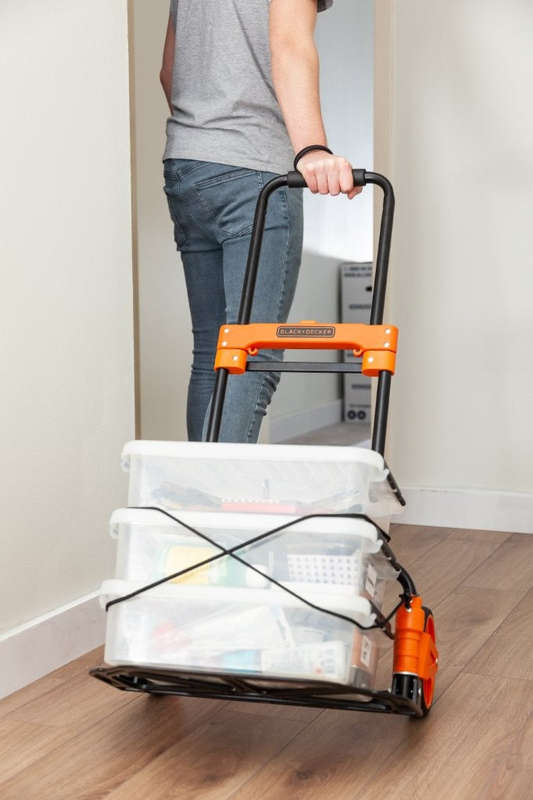 Folding Hand Truck Capacity 90 Kg Steel & Plastic H202