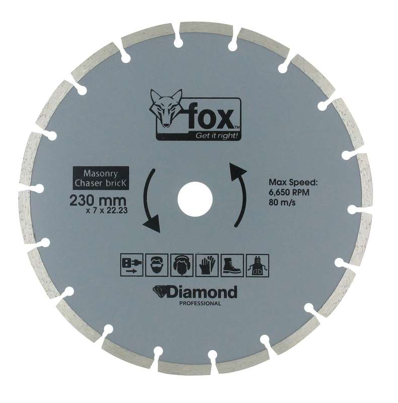 Diamond Disc Fox Seg 230 Mm Wallchaserxxx