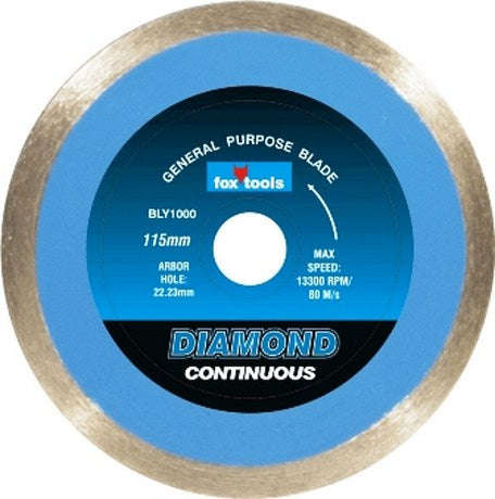 Diamond Disc Fox Cont 115 Mm Tile Pro