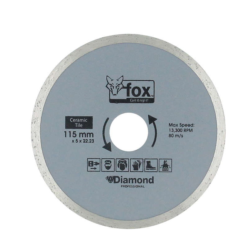 Diamond Disc Fox Cont 115 Mm Tile Pro