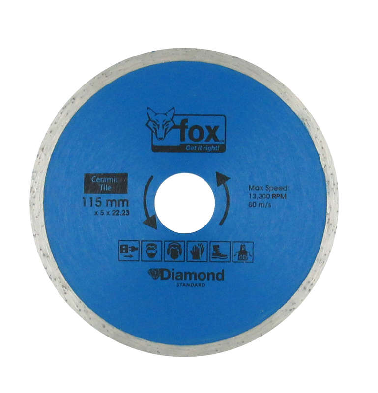 Diamond Disc Fox Cont 115 Mm Tile Std