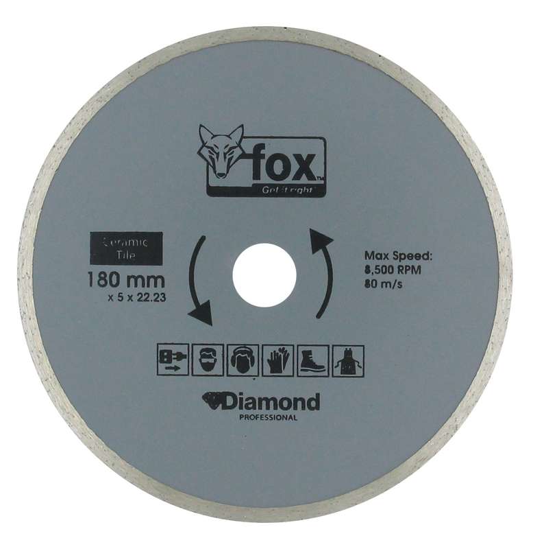 Diamond Disc Fox Cont 180 Mm Tile Proxxx