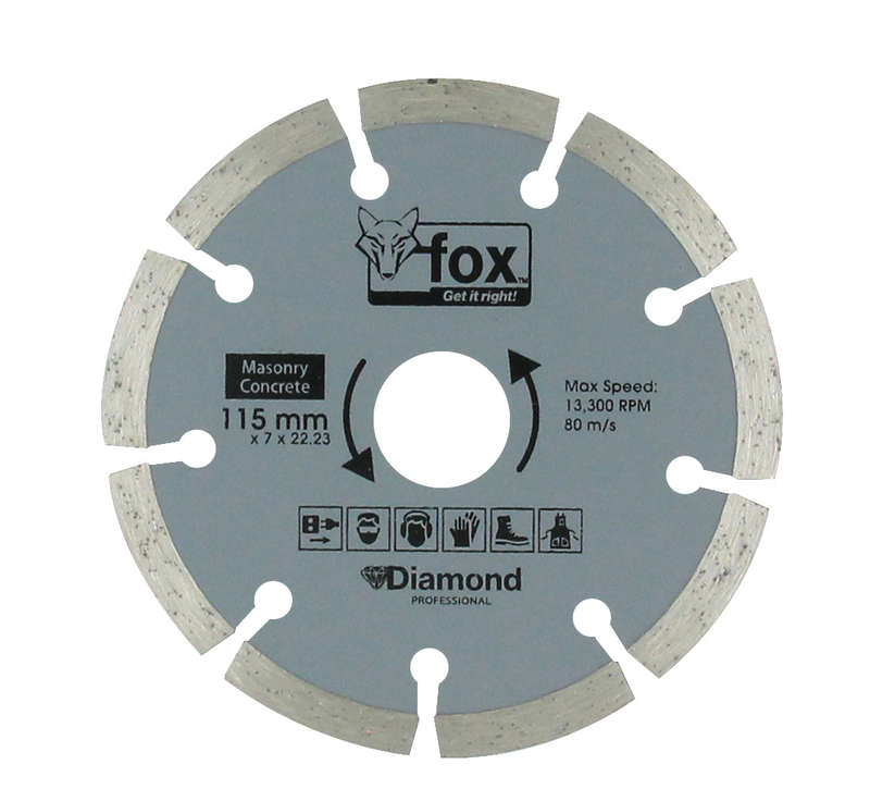 Diamond Disc Fox Seg 115 Mm Concrete Pro