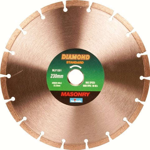 Diamond Disc Fox Seg 230 Mm Masonrystd Ea