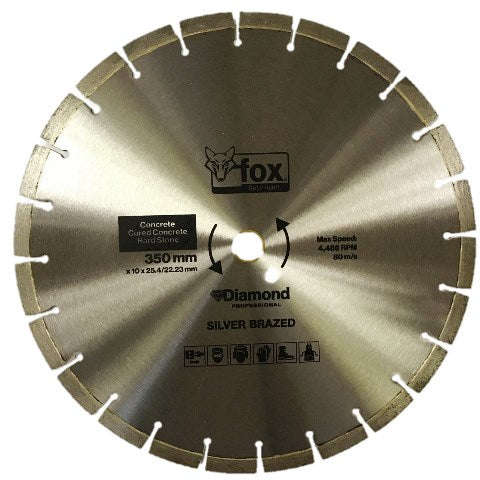 Diamond Disc Fox Seg 350 Mm Hard Concrete