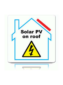 Customark Ltd PV on Roof Hazard Labels