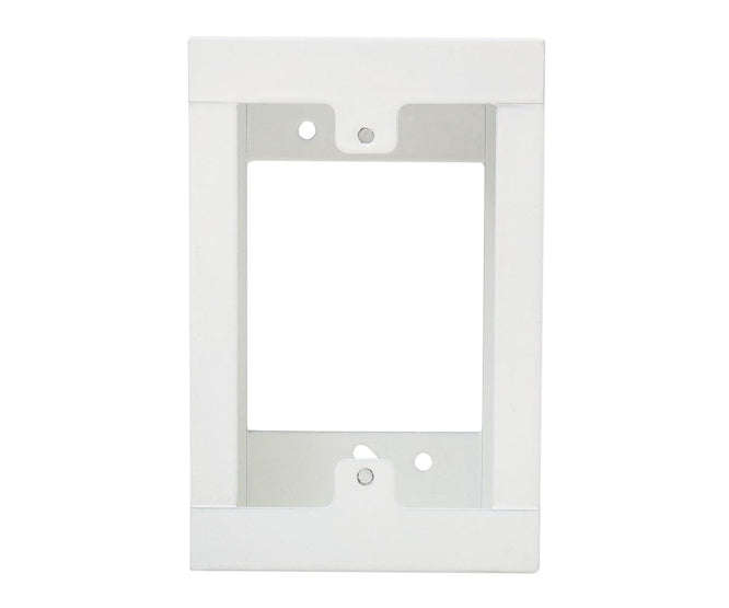Wall Mount Box 2x4 White Metal For Mains Socket Al 10349