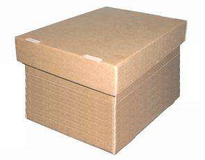 Box Squ 2 P A4 Int=300x215x220mm Die Cut Box202488