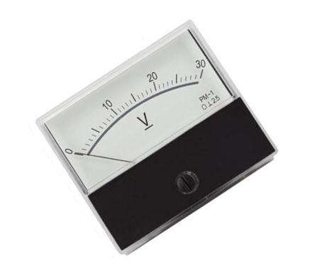 Panel Voltmeter 60x70x53 30 Vdc Bp 670 Dc30 V