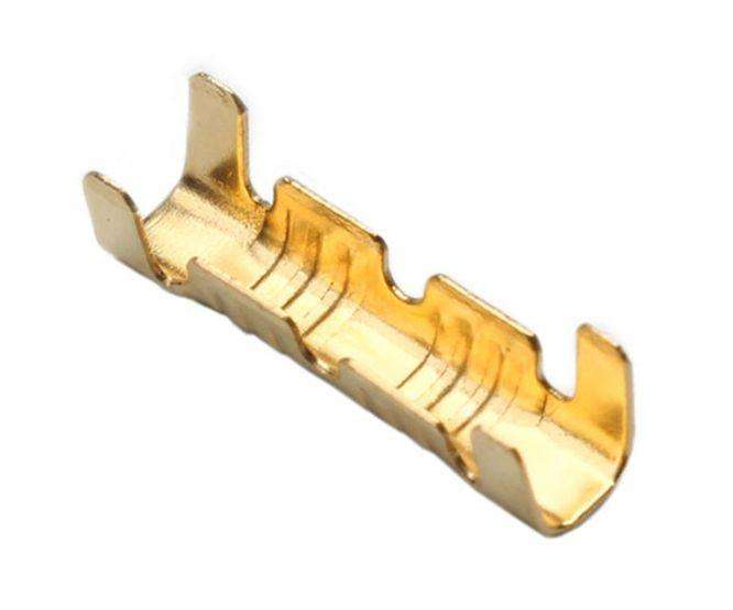 Brass U Type Un Insulated Inline Fold Over Terminal Yl000650
