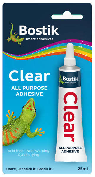Bostik Adhesive Clear 25 Ml Blister