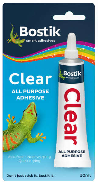 Bostik Adhesive Clear 50 Ml Blister