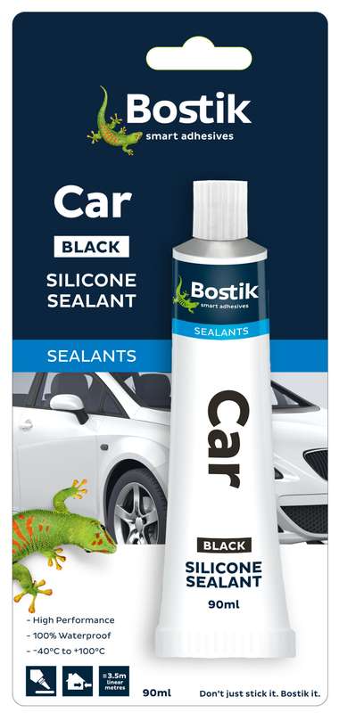 Bostik Silicone Car 90 Ml Black