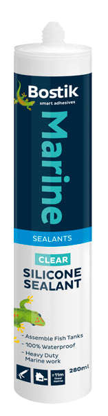 Bostik Silicone Marine 280 Ml Clear