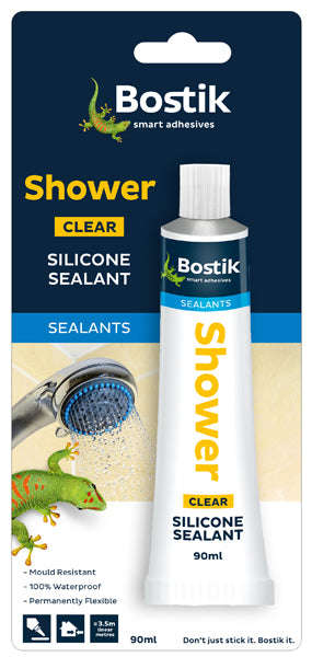 Bostik Silicone Shower 90 Ml Clear
