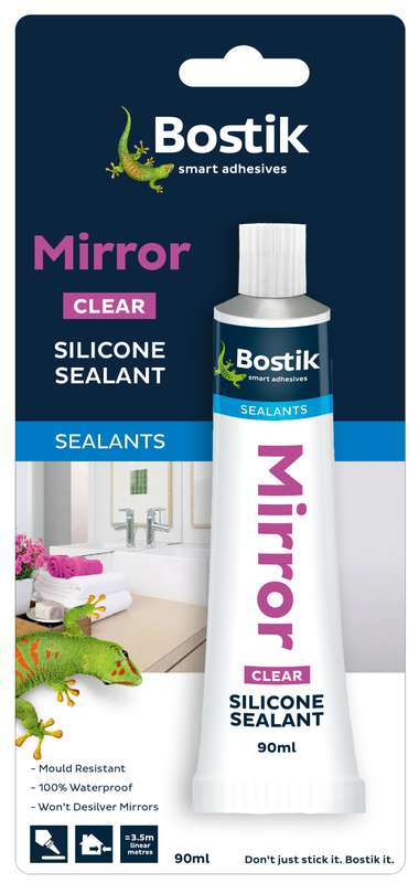 Bostik Silicone Mirror 90 Ml Clear