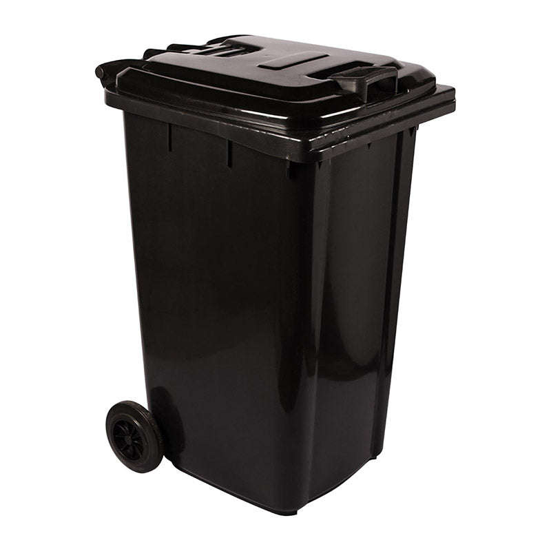 Refuse Wheely Bin Non Sabs Recycled Black 240 L