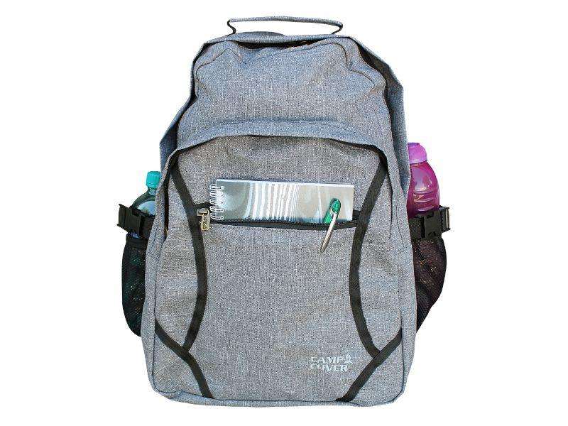 Camp Cover Student Back Pack Cotton Light Grey