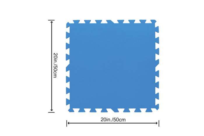 Pool Floor Protector 50 X 50cm (Set Of 9 Mats)