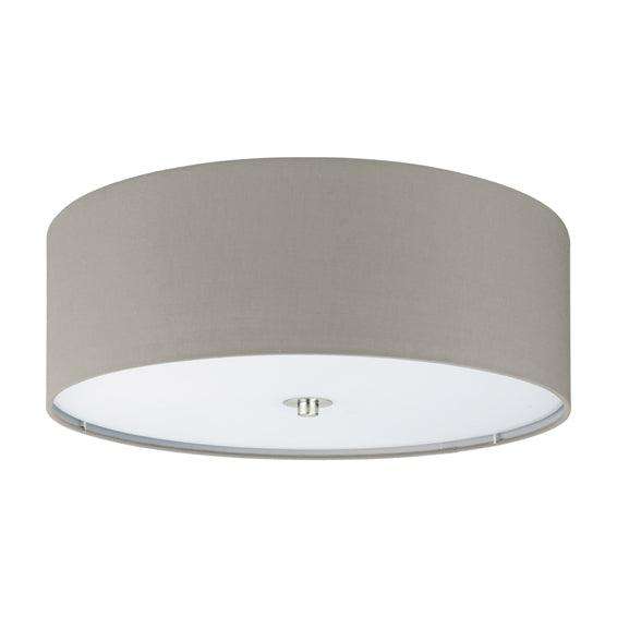Pasteri C/Light S/Chrome & Taupe Shade