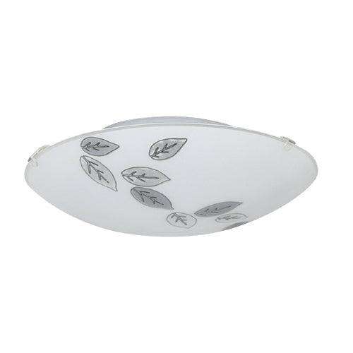 Mars C/Light Leaf Pattern 245mm White