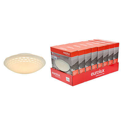 Mosaic Ceiling Light White E27 1x40w Only Sell In 8 Pdq Qty