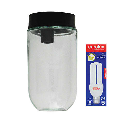 ***Watertight Jam Jar & Cfl 15 W (See C382 L)