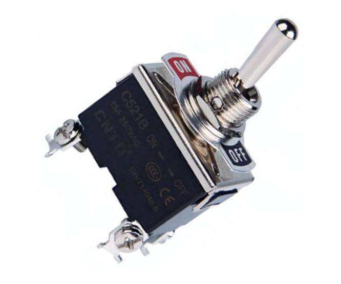 Toggle Switch 15 A 250 Vac Dpst On Off C5 21 B