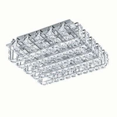 ***Lonzaso Led Ceiling 8x3.3w 290mm Crystal/Chrome