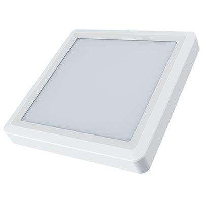 Square C/Light 225mm White Led 18w 4000 K