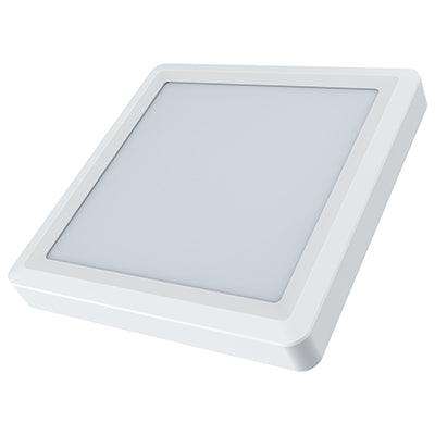 Square C/Light 225mm White Led 18w 3000 K