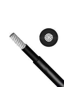 Cables and Lugs 25mm2 single-core 1000V HV DC cable 1m - Black