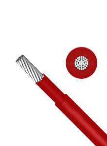Cables and Lugs 50mm2 single-core 1000V HV DC cable 1m - Red