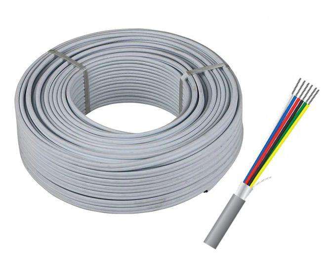 Signal Cable 6 C Screen Od=6mm 0.2mm2 100 M/R H123 P22 Gy