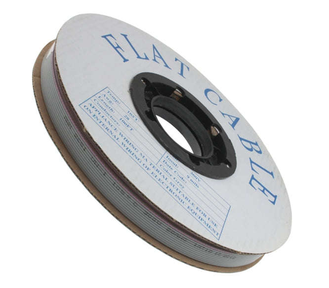 Flat Ribbon Cable Grey 20 W 30.5 M/Roll Awg28 20 G 30.5 M *Dbk*