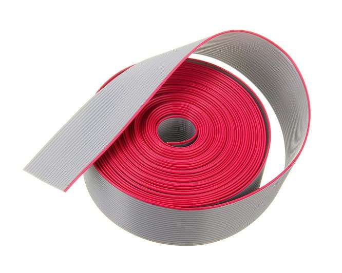 Flat Ribbon Cable 50 W 76.5m/Roll Awg28 50 G 76.5 M